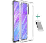 IMAK szilikon telefonvédő (közepesen ütésálló, légpárnás sarok + képernyővédő fólia) ÁTLÁTSZÓ [Samsung Galaxy S20 Ultra 5G