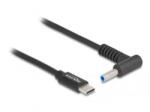 Delock HP 4.5x3.0mm -> USB-C notebook töltő kábel 1.5m fekete (87971) (87971)