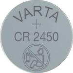 VARTA CR2450 lítium gombelem, 3 V, 560 mA, Varta BR2450, DL2450, ECR2450, KCR2450, KL2450, KECR2450, LM2450 (6450101401)