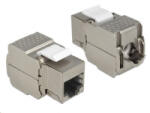 Delock Keystone modul RJ45 anya > RJ45 anya Cat. 6, szürke (86154) (86154)