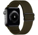 Phoner Dew Apple Watch csatos fonott szövet szíj 38/40/41mm zöld (72625) (PH72625)