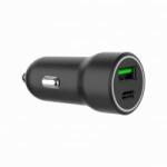 Gembird 1xUSB-A, 1xUSB-C autós töltő 20W fekete (TA-UC-A2PDQC20-CAR-01)