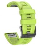 Cellect Garmin Fenix7/7Pro/5/6 22mm szilikon óraszíj zöld (CEL-STRAPFENIX722-GR) (CEL-STRAPFENIX722-GR)