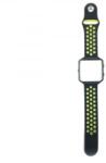Cellect Fitbit Blaze szilikon óraszíj fekete-zöld (CEL-STRAP-BLAZE-BKG) (CEL-STRAP-BLAZE-BKG)