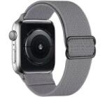 Phoner Dew Apple Watch csatos fonott szövet szíj 38/40/41mm szürke (72626) (PH72626)
