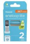 Panasonic Eneloop Lite 1.2V AAA 550mAh akku 2db (BK4LCCE-2DE-N) (BK4LCCE-2DE-N) - aqua