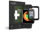 HOFI Hybrid Glass Xiaomi Mi Watch Lite üveg képernyővédő fólia fekete kerettel (FN0009) (FN0009)
