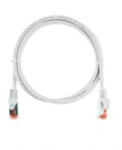 NIKOMAX Patch kábel S/FTP CAT6a LSOH, Essential Series, 2m, fehér (NMC-PC4SA55B-ES-020-C-WT) (NMC-PC4SA55B-ES-020-C-WT)