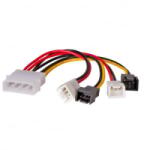 Akyga Molex/2 x 3-pin 12V/2 x 3-pin 5V adapter (AK-CA-34) (AK-CA-34)