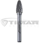 Dedra 07F652 Turbómaró hegyes, lekerekített (F-forma), csap: 6mm, hossz: 20mm, átmérő: 10mm (07F652)