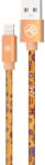 Tellur Кабел Tellur GRAFFITI USB към Lightning, 3A, 1м - Orange (TLL155611)