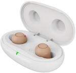  Fülbe helyezhető mini digitális hangosító eszköz, érintésvezérléssel és töltődobozzal (bőrszínű) - Z-26D1 / MIN1140