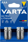 VARTA akkumulátor Ultra Lithium AAA / Micro 4 darab