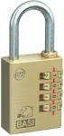Basi VHS KS 622 40 számzáras réz lakat (B62204000)