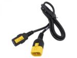  Cablu prelungitor cu blocare IEC C13 la C14 10A 1.5m, 3-100-356 (3-100-356)