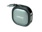 Roline Cablu USB 2.0 type C retractabil 60W T-T 1.2m, Roline 11.02. 8420 (11.02.8420-10)