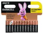 Duracell Basic Alkáli Mikro Elem AAA (MN2400) (1, 5V) 12 db (DUR-22219)