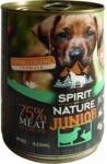 Spirit of Nature Conservă pentru câini Junior cu miel și iepure - 6×415 g