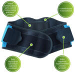 VIVAFIT Sport derékszorító merevítéssel és elasztikus pántrendszerrel XXXL