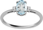 Heratis Forever Gyűrű ovális topázzal 0, 90 ct fehéraranyból FLBR017A