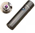 HARAHU LO-25730 elektromos öngyújtó USB töltéssel - Fekete KP25730