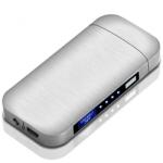 HARAHU TO-25708 elektromos öngyújtó USB töltéssel - Ezüst KP25708