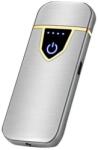 HARAHU UN-25720 elektromos öngyújtó USB töltéssel - Ezüst KP25720