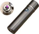  LO-25730 elektromos öngyújtó USB töltéssel - Fekete