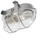 ORNO Hajólámpa max. 40W, E27, ovális, műanyag búra PC/PP, fémrácsos, szürke IP44, 230V, szürke MEGSZÜNT (OR-A1130SZ-P)