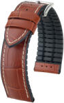 Hirsch George Aranybarna óraszíj - 22mm / L -120/80mm