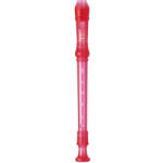 Yamaha YRS-20GP szoprán furulya, német (germán) fogás, áttetsző rózsaszín