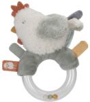 Little Dutch Jucarie din plus cu inel cu margele - Gaina - Little Farm - Little Dutch
