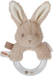 Little Dutch Jucarie din plus cu inel cu margele - Bunny - Newborn Naturals - Little Dutch