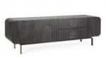 Bizzotto Comoda TV 3 usi 2 sertare lemn mango negru Orissa 172x44x55 cm (0747227) Comoda