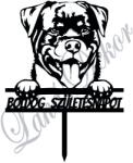 Rottweiler 2 Születésnapi Tortadísz