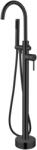 SanoTerm Baterie pentru cada freestanding cu montaj pe pardoseala, alama, negru (BLACK JS51006)
