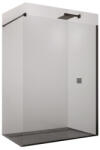 SanSwiss Paravan de dus SanSwiss, Easy, 90 x 200 cm, profil negru mat (STR4P0900607)