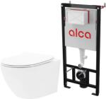 Alcadrain Pachet vas wc Fluminia Minerva cu capac slim softclose si rezervor wc Alcadrain Sadromodul AM101 1120 (2210R+AM101/1120)
