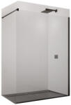 SanSwiss Paravan de dus SanSwiss, Easy, 70 x 200 cm, profil negru mat (STR4P0700607)