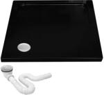 Rea Cadita dus patrata Rea Savoy 90x90 negru (REA-K4803)