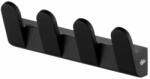 BISK Cuier cu 4 brate negru Bisk Futura (02952)
