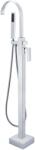 SanoTerm Baterie pentru cada freestanding cu montaj pe pardoseala, alama, crom (CHROME 01015SJ)