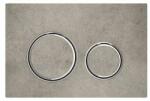 Geberit Clapeta de actionare Geberit Sigma21 aspect beton inel crom (115.884.JV.1) - sanoterm