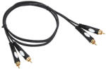 BST Cablu 2xrca Tata - 2xrca Tata Stereo 1.5m (rcam-rcam-1.5) - artledconcept