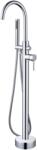 SanoTerm Baterie pentru cada freestanding cu montaj pe pardoseala, alama, crom (CHROME JS51006)