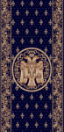 LOTOS Traversa Covor, Lotos 15032, Albastru, Model Bisericesc, Latime 60 cm, Diverse Lungimi (15032-810-068) Covor