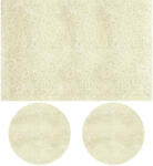 Delta Carpet Set 3 Covoare Fantasy 12500-10, Alb: 1 buc. 120x170 cm, 2 buc. rotunde 67 cm (PACHET4-12500-10) Covor