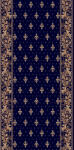 Delta Carpet Traversa Covor, Lotos 15033-810, Albastru, Latime 60 cm, Diverse Lungimi (15033-810-065) Covor