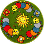 Kolibri Covor Kolibri, Rotund, Kids 11080, 67x67 cm, 2300 gr mp (4823057773149 / 2211698172919) Covor