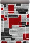 Delta Carpet Traversa Covor, Cappuccino 16402, Gri Rosu, Latime 120 cm, Diverse Lungimi, 1700 gr mp (16402-905-126) Covor